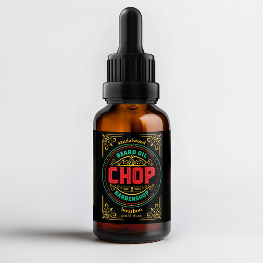 CHOP Beard Oil (Sandalwood & Bourbon)